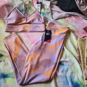 New reebok 2 piece running outfit